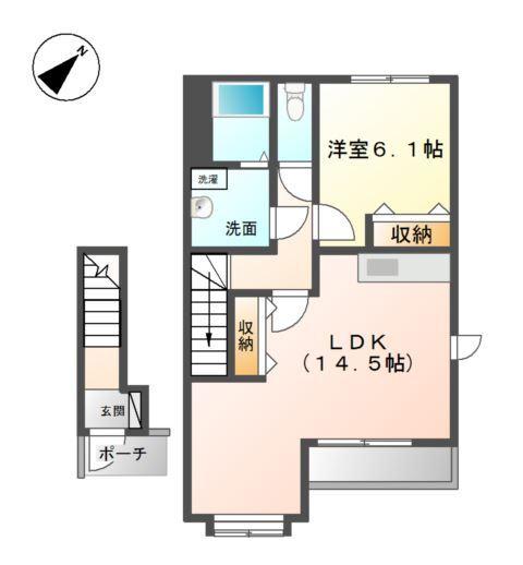 パークサイドⅡ 間取り図画像