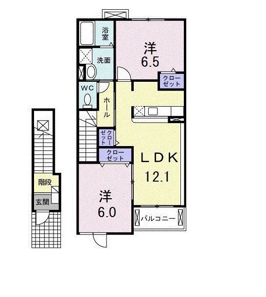 パークサイド・プリムラ（202） 間取り図画像