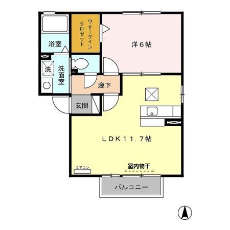 セピアコート（105） 間取り図画像