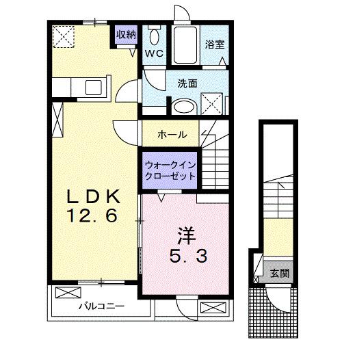 ラヴィエ（202） 間取り図画像