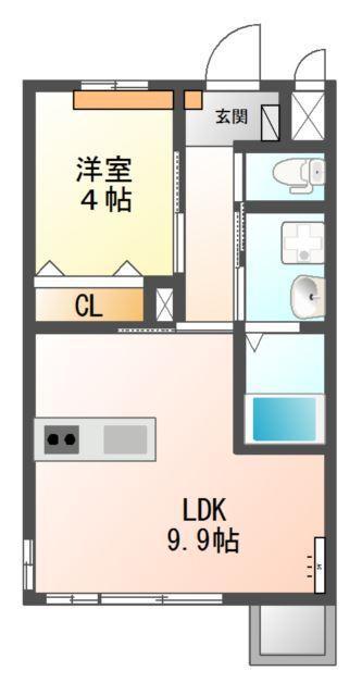 ディア・パレスⅡ 間取り図画像