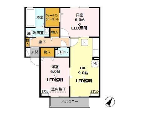 童夢（102） 間取り図画像