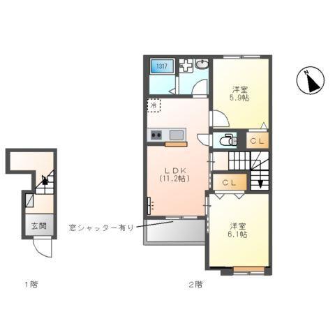  間取り図写真