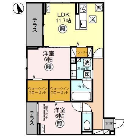  間取り図写真