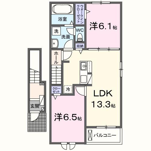 グラン　スターツ（203） 間取り図画像