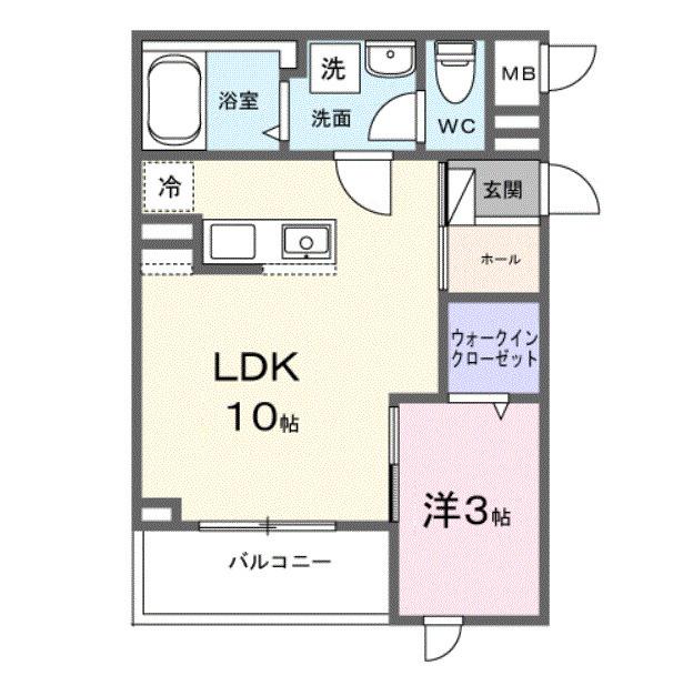 ヒカルサ川越霞ヶ関（301） 間取り図画像