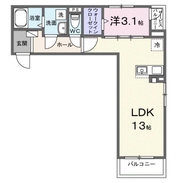 ヒカルサ川越霞ヶ関（203） 間取り図画像