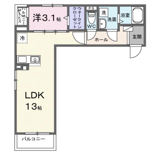 ヒカルサ川越霞ヶ関（202） 間取り図画像