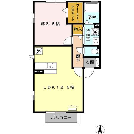 プラムズ･ヴィラ（201） 間取り図画像