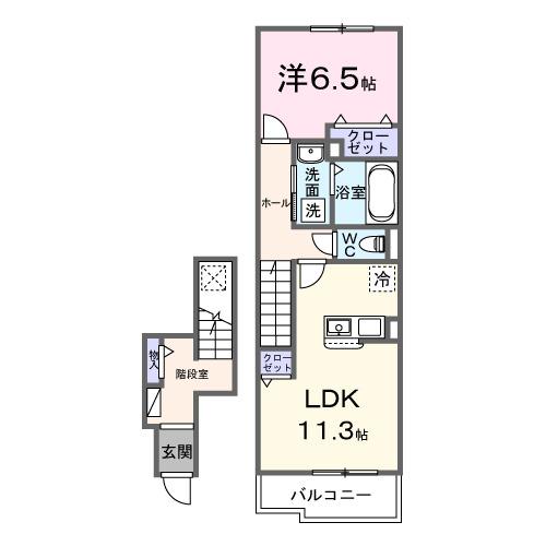 ア　コート　デ　パルク（206） 間取り図画像