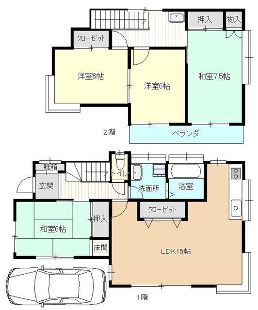  間取り図写真