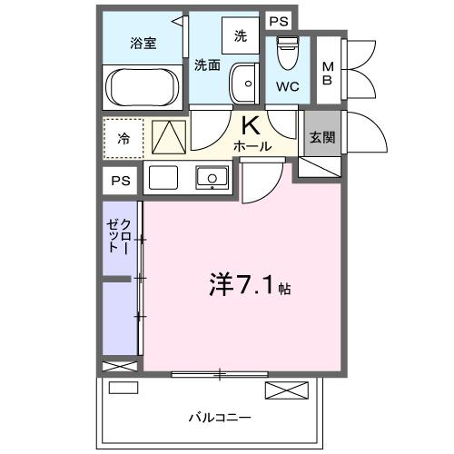 モンマルト（201） 間取り図画像