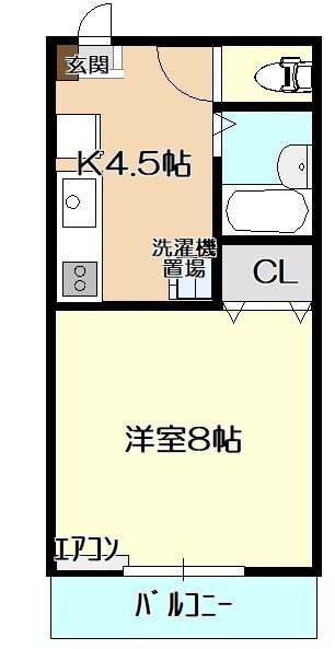 サンハイツムカサ（203） 間取り図画像