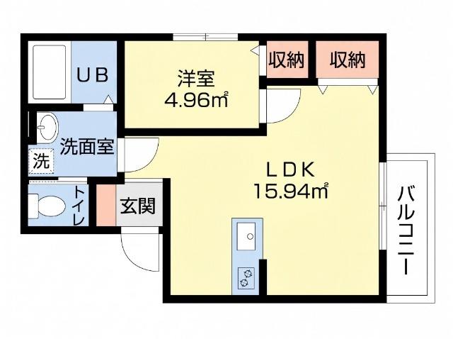 ソーラ（101） 間取り図画像