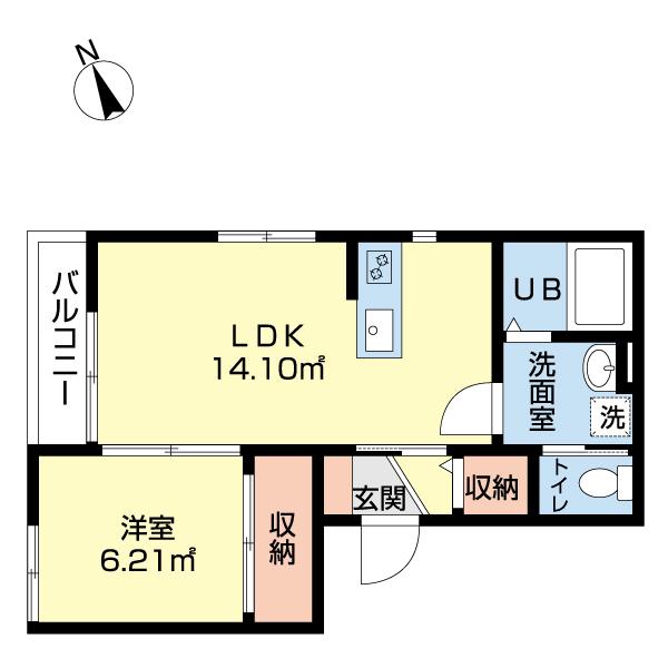 ソーラ（102） 間取り図画像