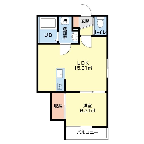 ソーラ（106） 間取り図画像