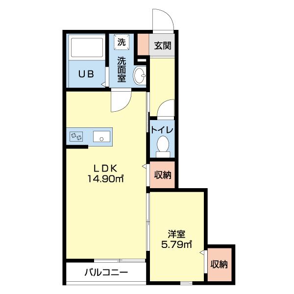 ソーラ（205） 間取り図画像