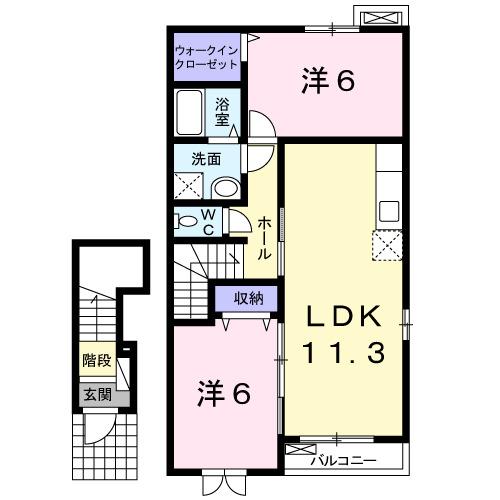 モーダ　パラッツオ（203） 間取り図画像