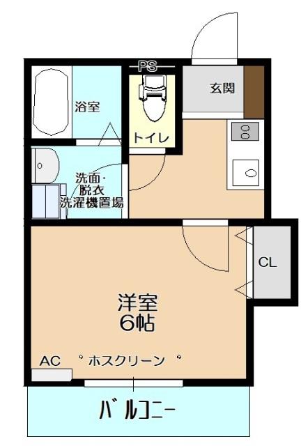 ウエストハイム東松山（105） 間取り図画像