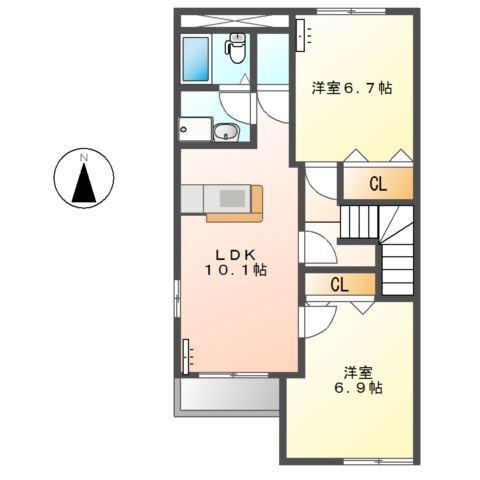 アップヒルズ 間取り図画像