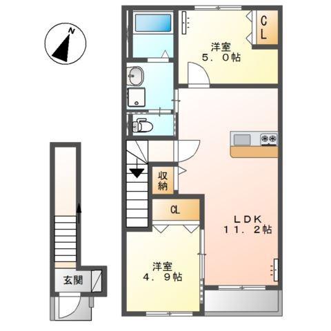 グリーンアロー 間取り図画像