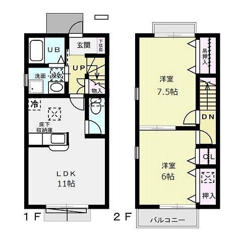 グラス　ドミール　Ⅰ（105） 間取り図画像