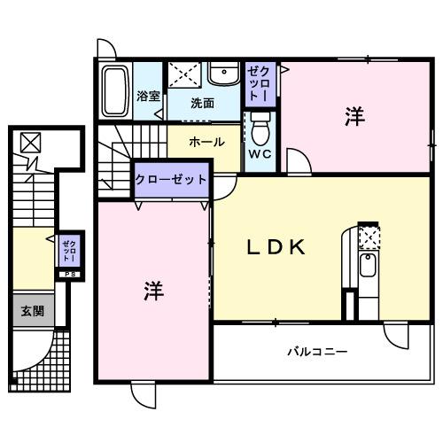 メゾン　コリーヌ（201） 間取り図画像