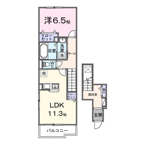 ア　コート　デ　パルク（201） 間取り図画像