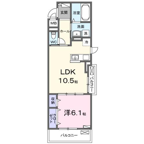 ヒカルサ熊谷久下ウエスト（301） 間取り図画像