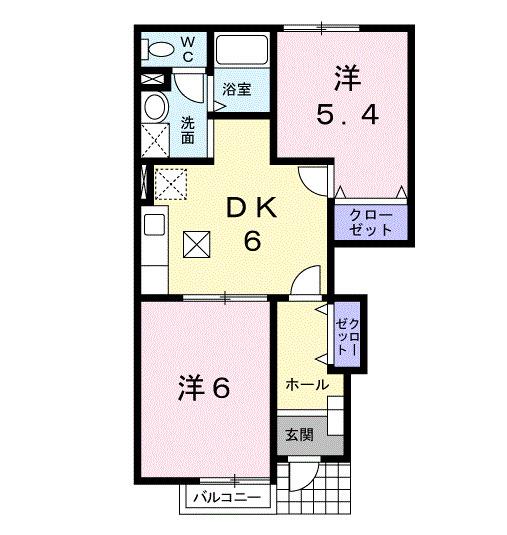 ラ・スペランツァ　Ａ（102） 間取り図画像