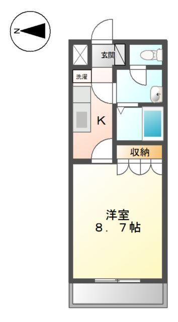 ベルグラース 間取り図画像