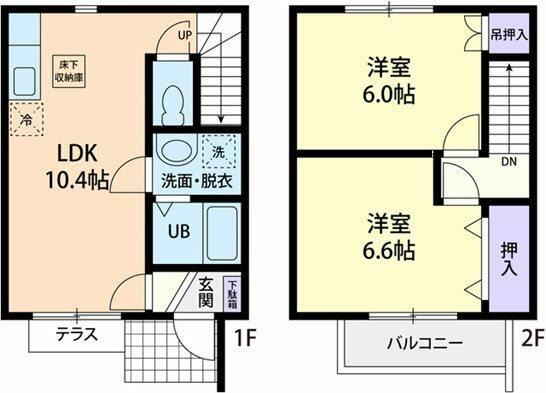 Ｌａ　ｃｏｒｔｅ　Ａ（102） 間取り図画像