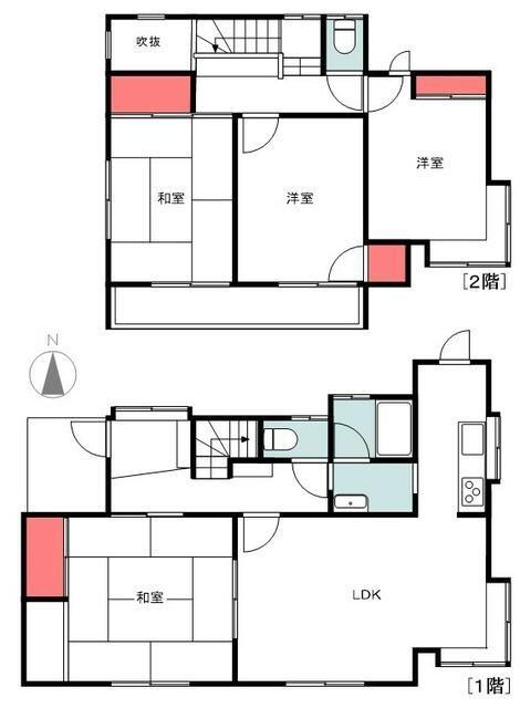 熊谷市万吉戸建（1） 間取り図画像