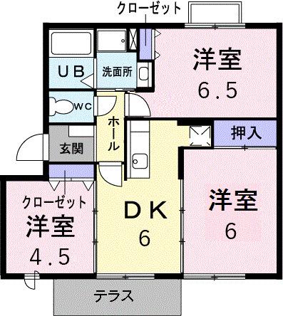 ヴィレッジトミタＢ（101） 間取り図画像