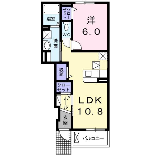 ラフィネⅡ（102） 間取り図画像