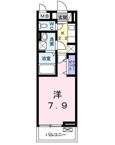 デーア　アロッジオ（302） 間取り図画像