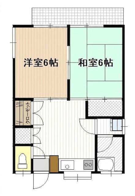 美土里町大谷荘（1） 間取り図画像