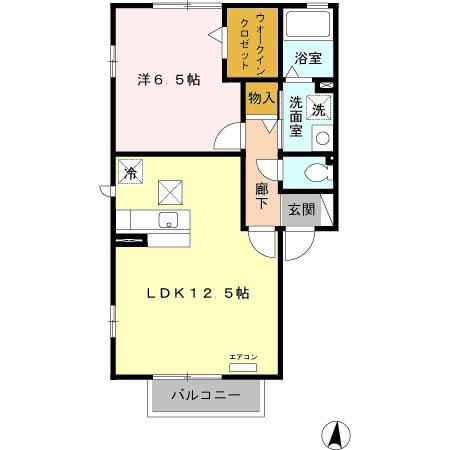 プラムズ･ヴィラ（101） 間取り図画像