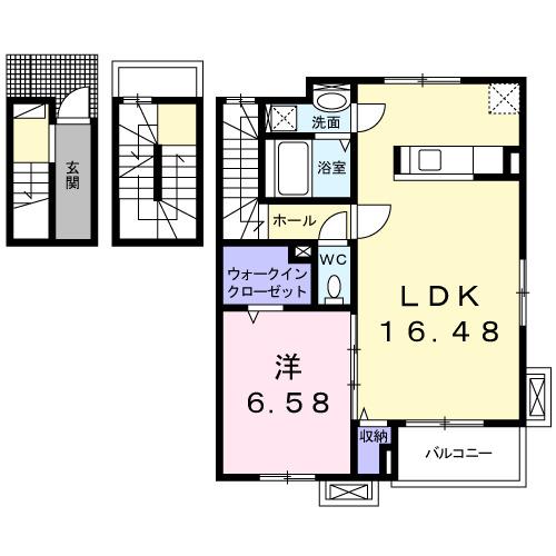 レガーメ　Ⅱ（301） 間取り図画像