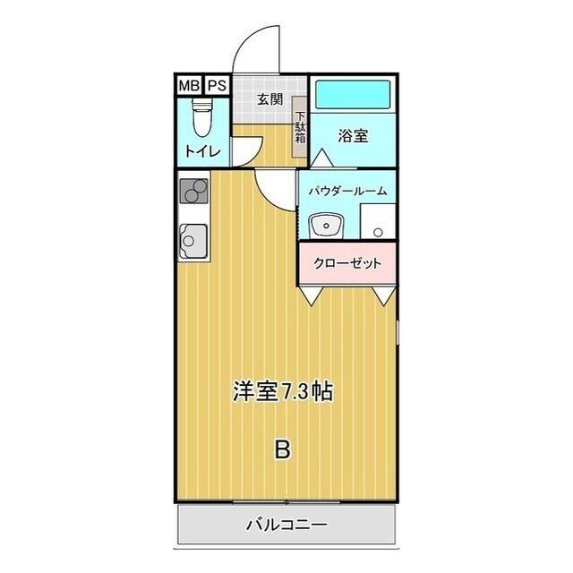 中部屋の為、出窓はございません。