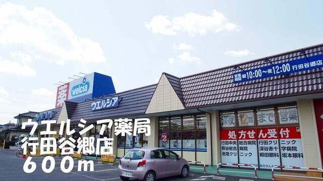 ウエルシア薬局行田谷郷店：600m