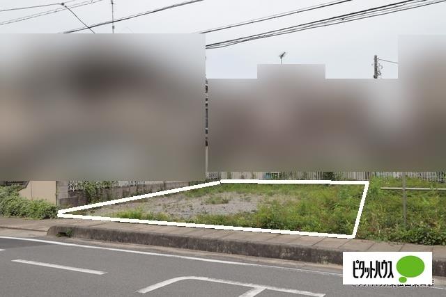 川島町上伊草　土地南道路　約32坪 土地