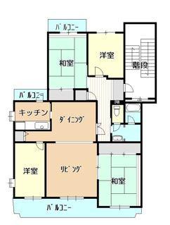 パークタウン五領　３次１号棟（504） 間取り図画像