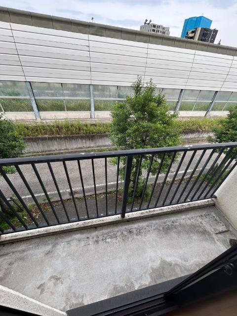 名古屋市名東区社台アパート バルコニー