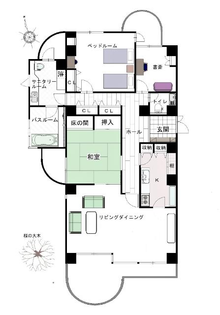 トリニティ・ヴァローレ 間取り図画像