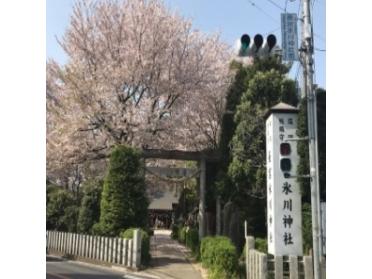 長宮氷川神社：450m