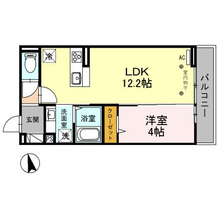 ココティエ（203） 間取り図画像