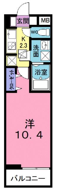 ルーモベルビ・トロア（106） 間取り図画像