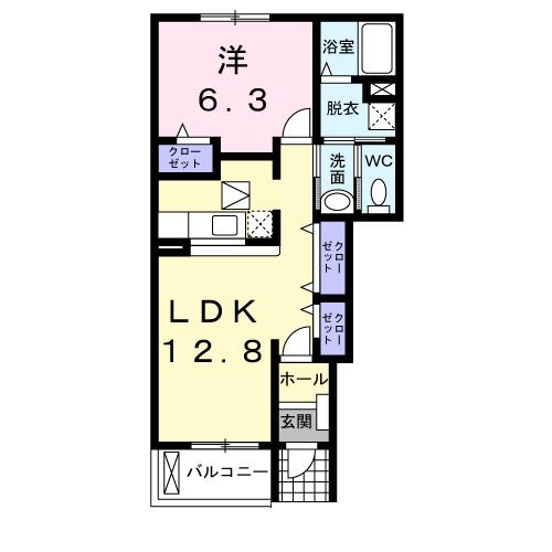 カーサ　ヴィータＡ（103） 間取り図画像
