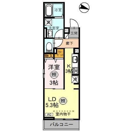 Spazio（206） 間取り図画像